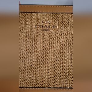 Coach Tan Woven Bag
